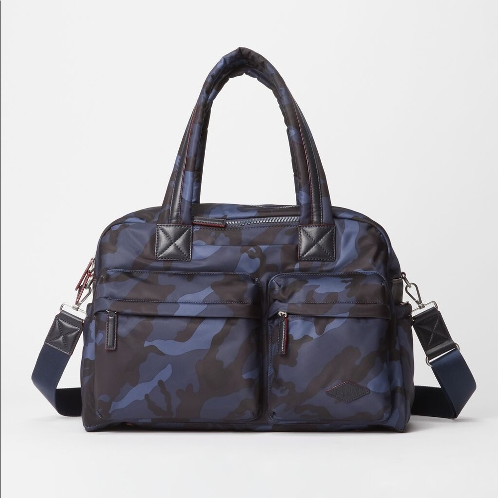 MZ WALLACE Bleecker Duffel - Dark Blue Camo